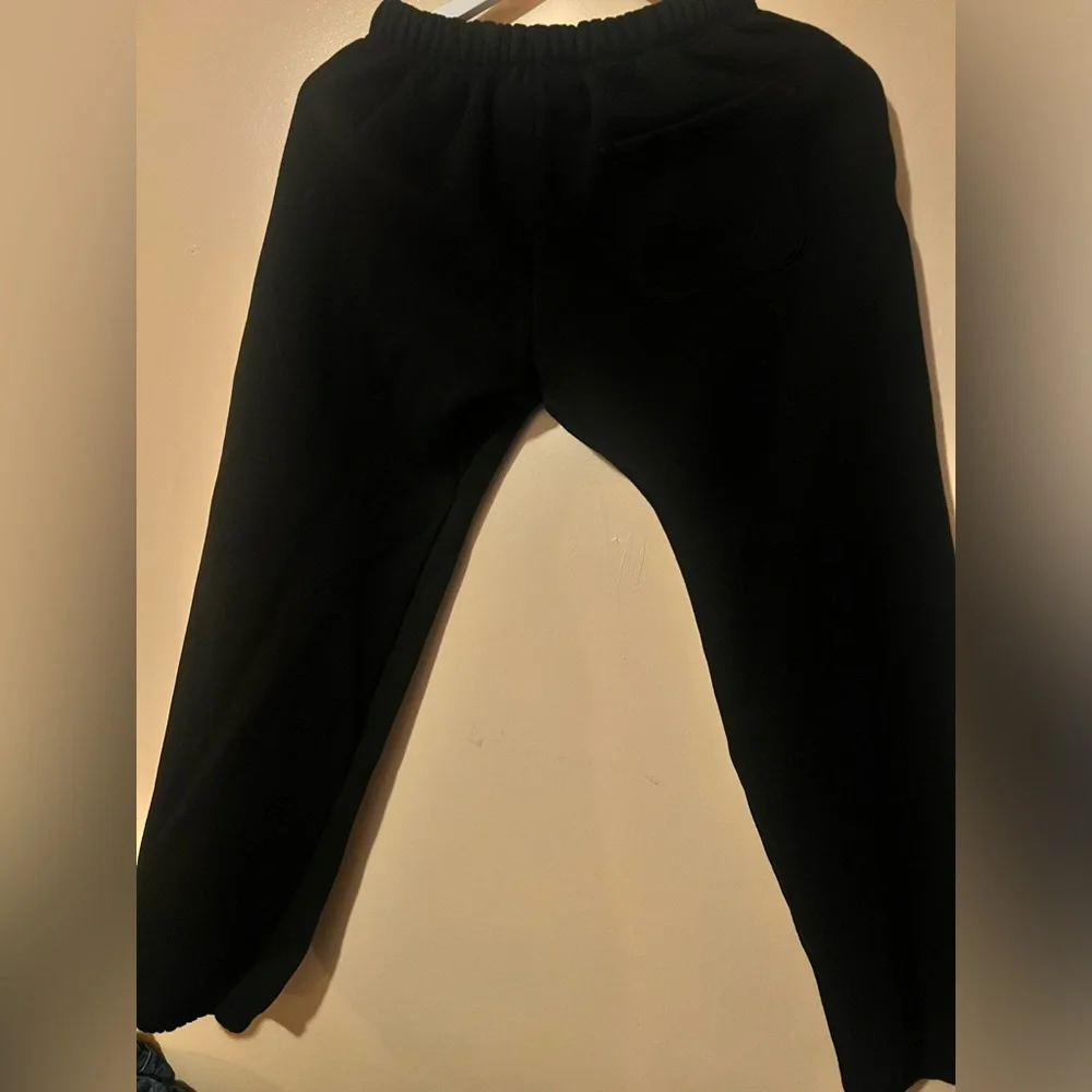 Fear of God Essentials black women’s sweatpants joggers small fitted street fog - Picture 4 of 5